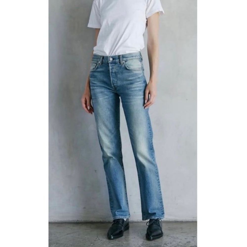 NWT CQY Venice Low-Rise Straight Jeans in Thoughtful Size 28